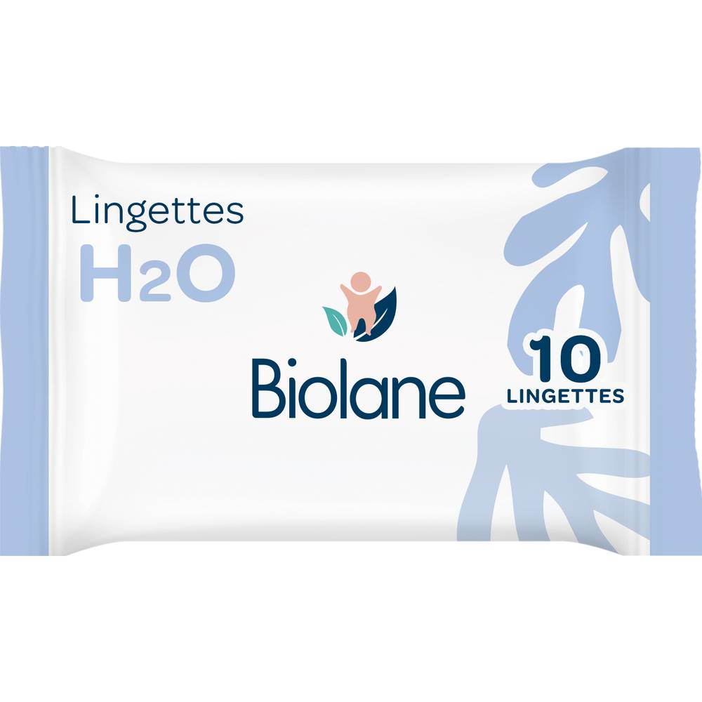 Biolane - Lingettes épaisses h2o (10)