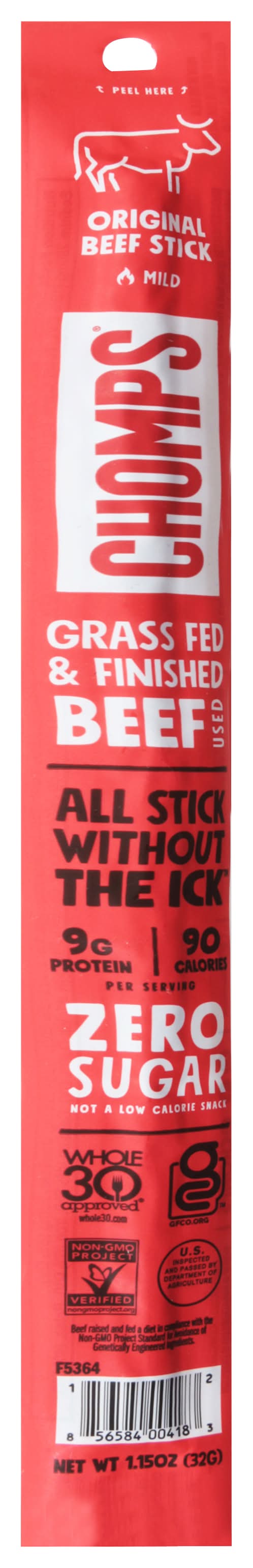 Chomps Beef Stick, Original (1.15 oz)
