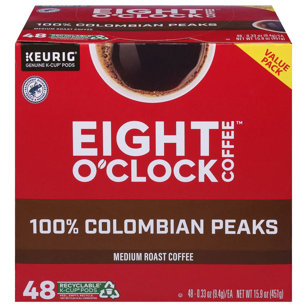 Eight O Clock Coffee 100% Columbian K-Cup