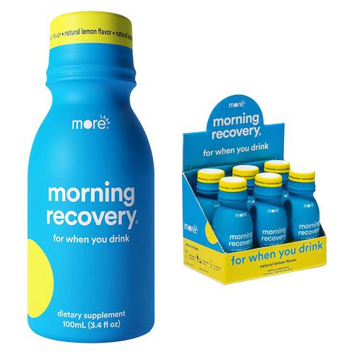 Morning Recovery Lemon Hangover Drink 3.4oz 6pk