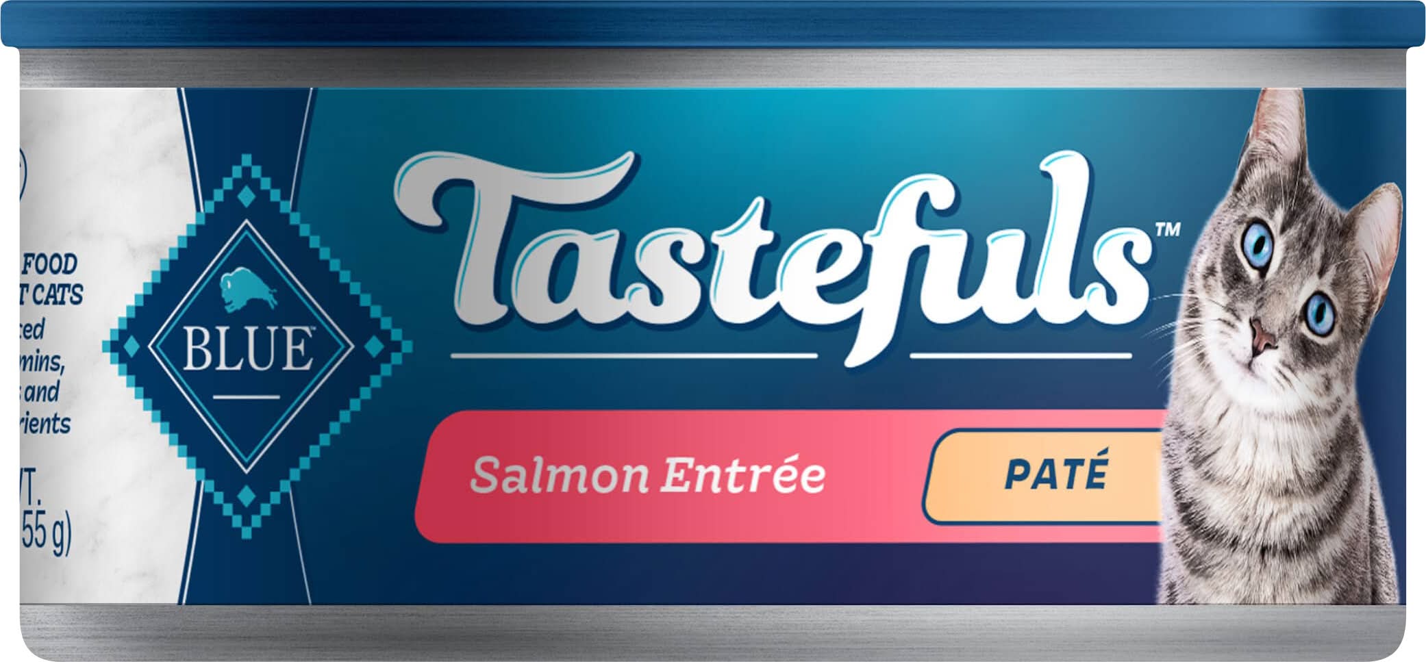 Blue Buffalo Adult Pate Salmon Entree Food For Cats (5.5 oz)