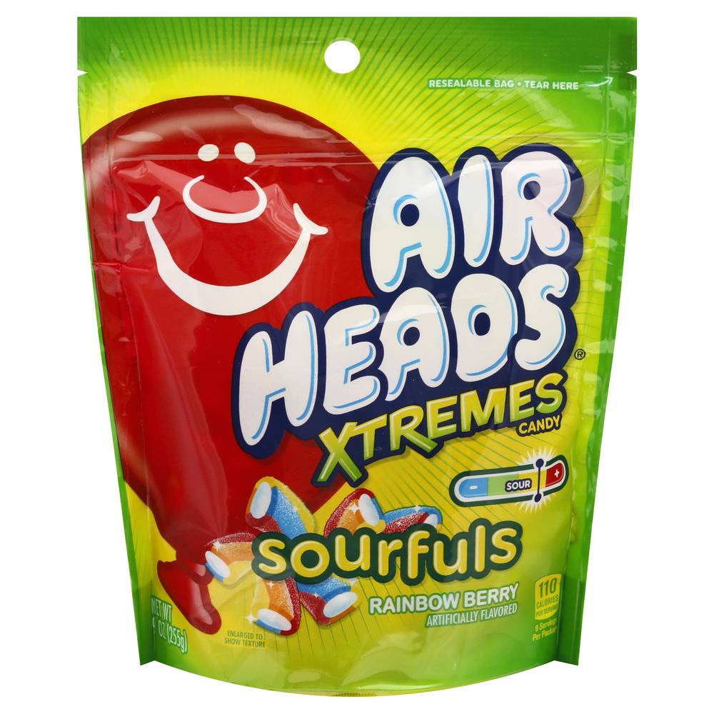 Airheads Xtremes Sourfuls Rainbow Berry Candy (9 oz)