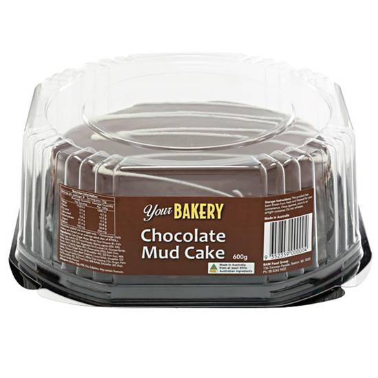 Your Bakery Chocolate Mud Cake 600g