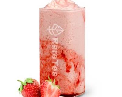 Strawberry Smoothie w/ Lychee Jelly