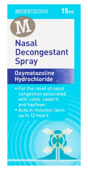 Morrisons Nasal Decongestant Spray (15ml)