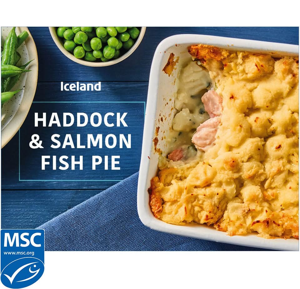Iceland Classic Haddock & Salmon Fish Pie (400g)