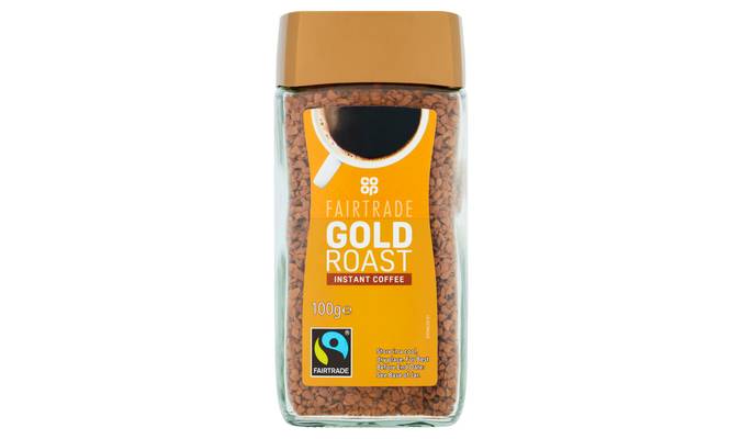 Co-op Fairtrade Gold Roast Instant Coffee 100g