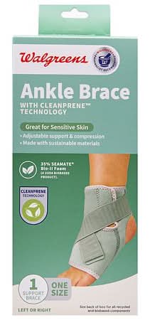 Walgreens Ankle Brace With Cleanprene Technology, Size 1