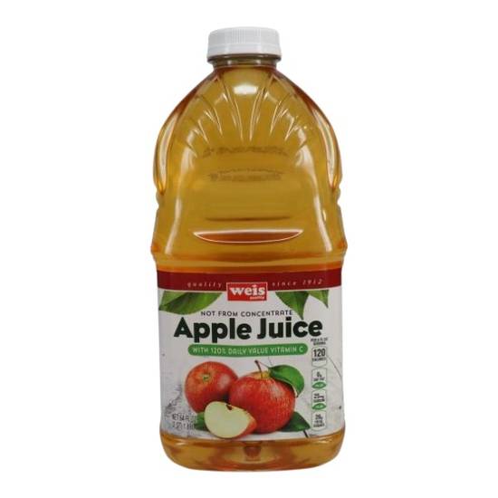 Weis Quality Apple Juice with Vitamin C
