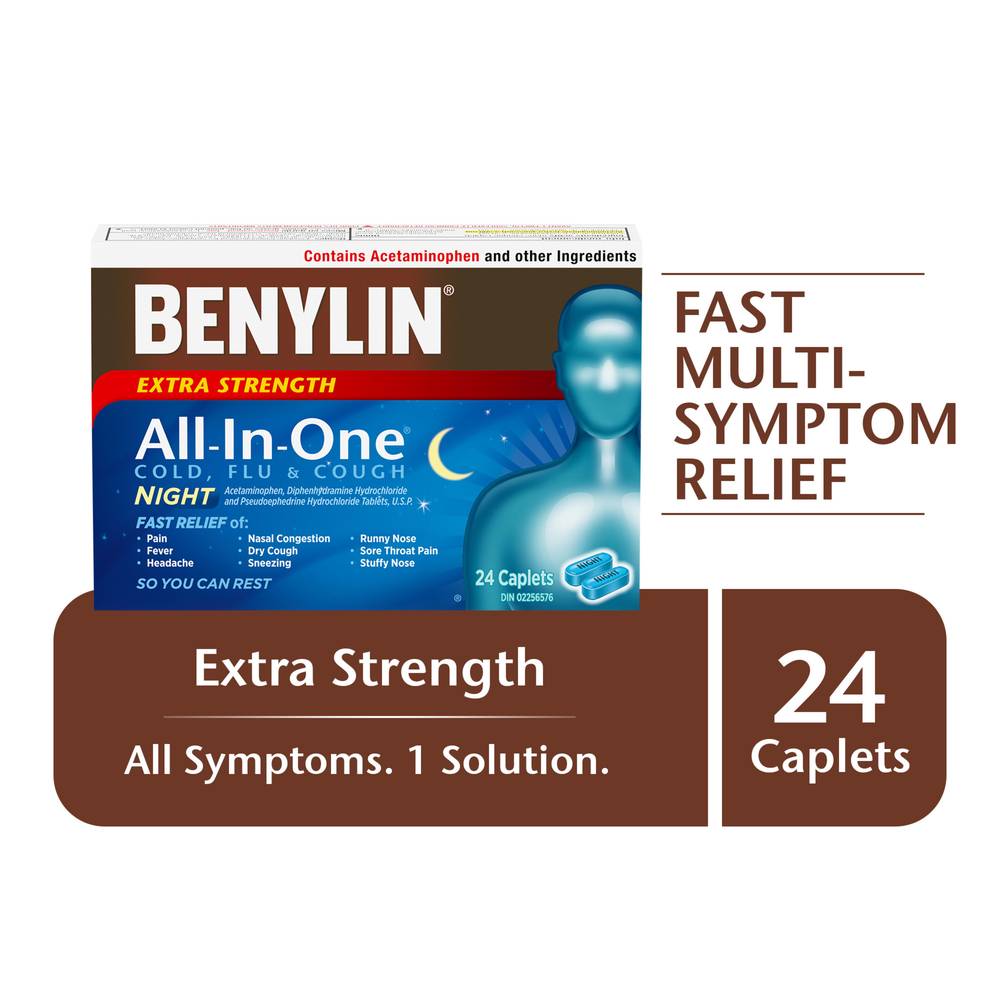 Benylin Extra Strength AllInOne Night Delivery Near Me Order Online