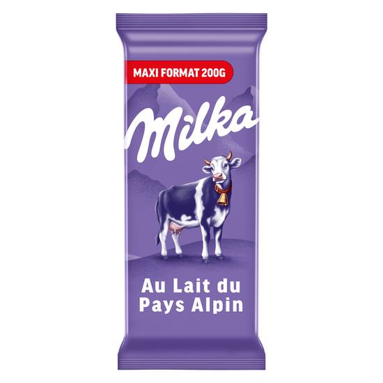 Milka - Tablette de chocolat au lait du pays alpin