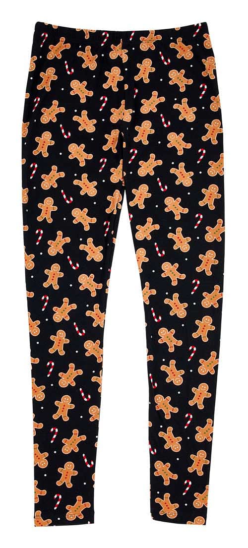 Christmas Print Ladies Leggings Assorted