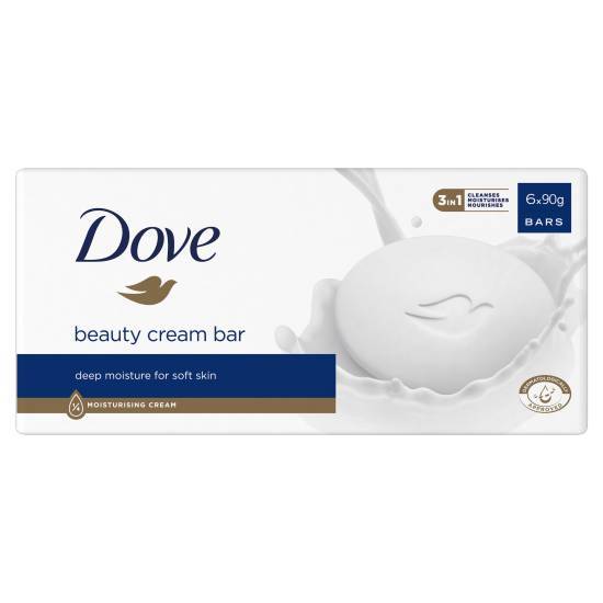 Dove Original Beauty Cream Bars (6 pack)