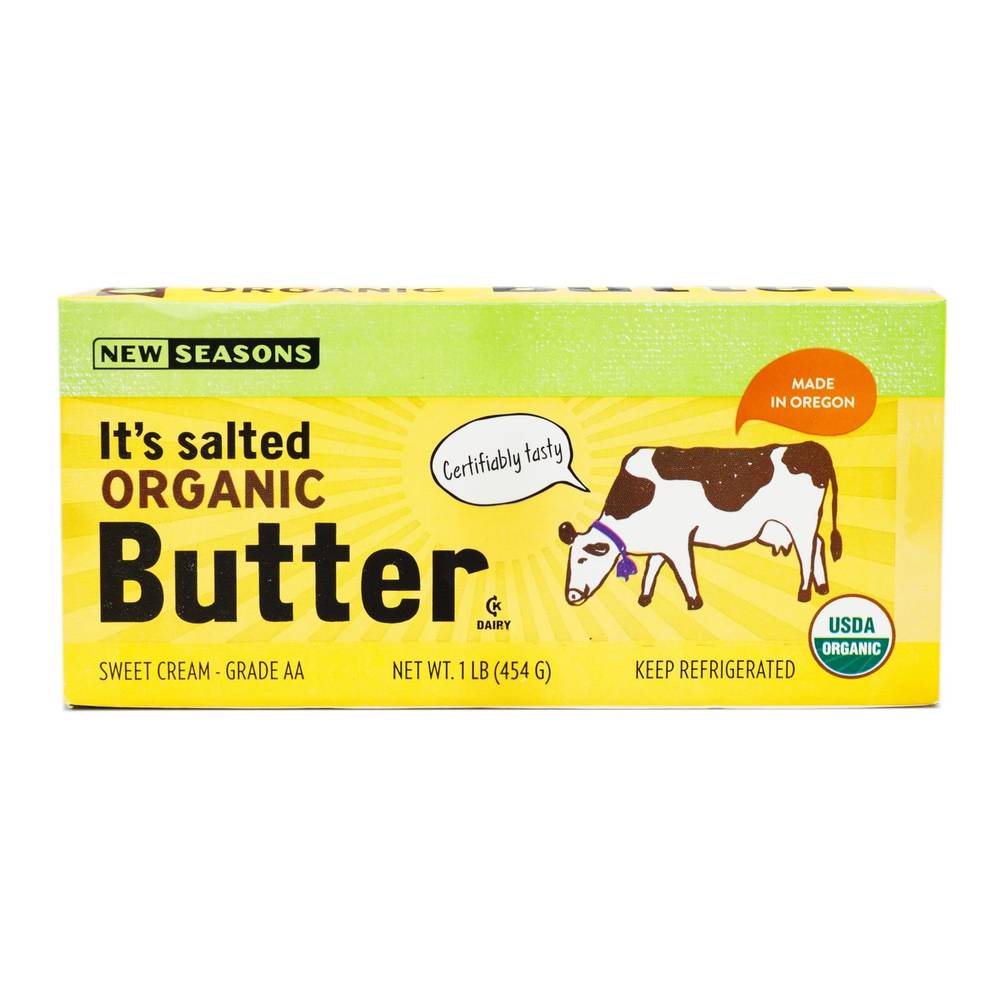 New Seasons Market Organic Salted Butter (1 lbs)