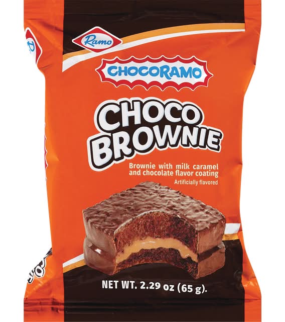 Ramo Choco Brownie, Milk Caramel - Chocolate (2.29 oz)