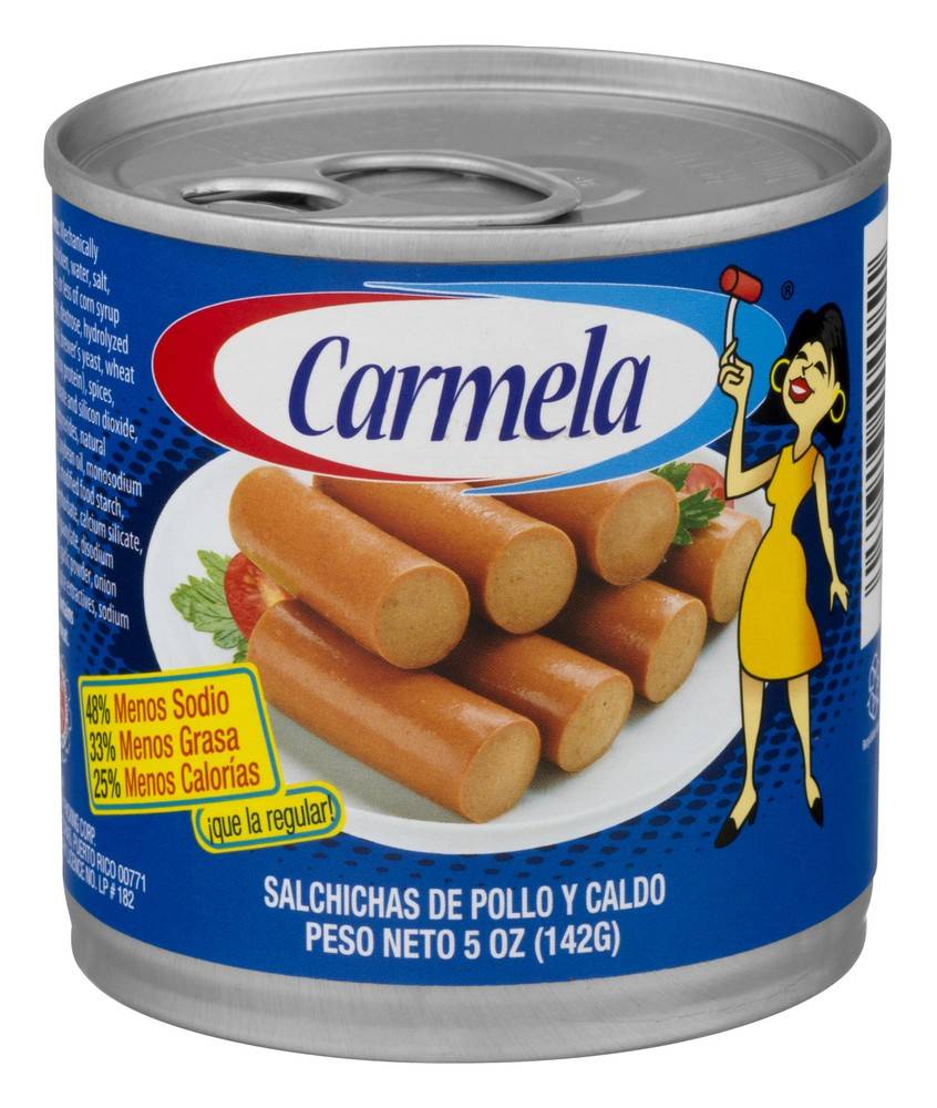 Carmela Salchichas De Pollo Chicken Sausages in Borth (5 oz)