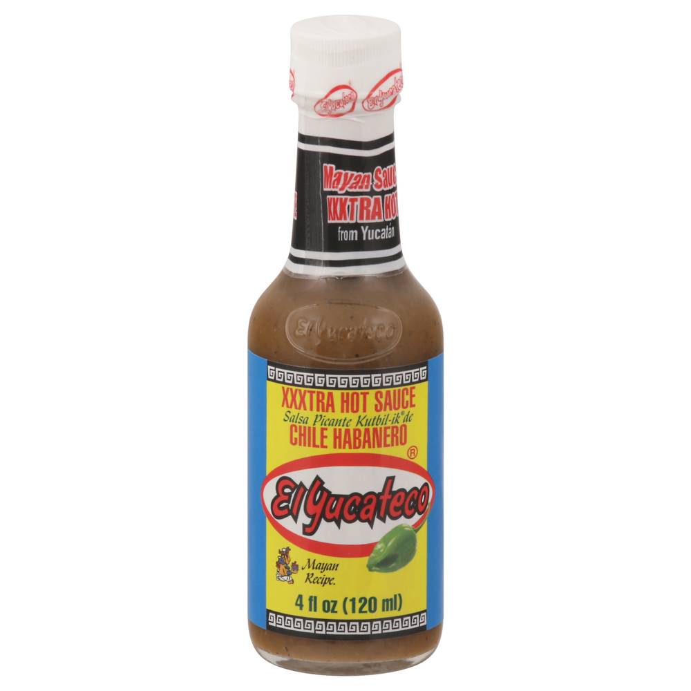 El Yucateco Xxxtra Hot Chile Habanero Sauce (4 fl oz)