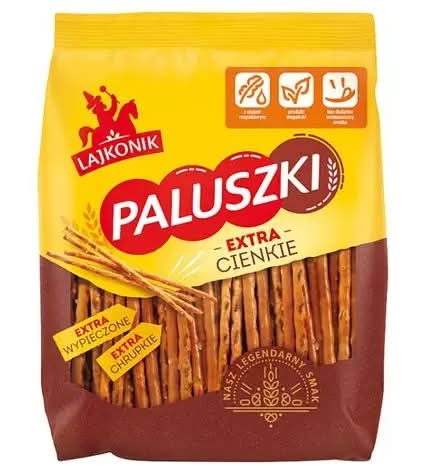 Paluszki solone Lajkonik Extra Cienkie 180 g