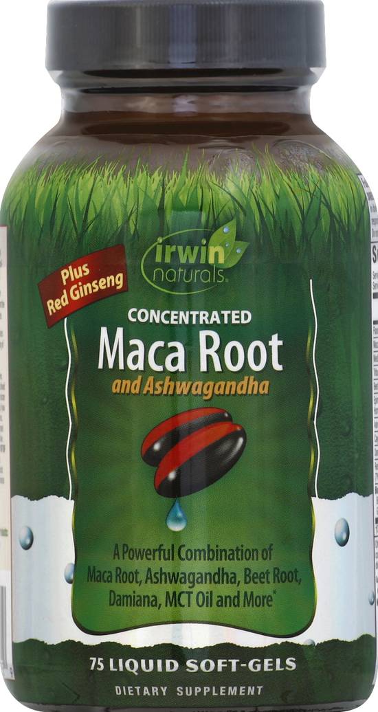 Irwin Naturals Concentrated Maca Root and Ashwagandha (75ct)