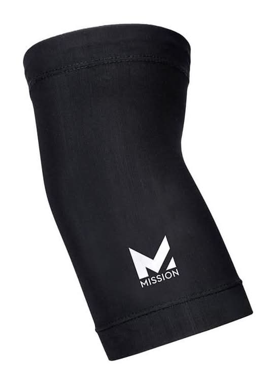 Mission Quick Dry Cooling Compression Elbow Sleeve Black