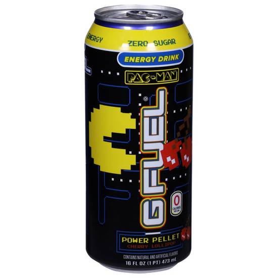 G Fuel Power Pellet Energy Drink (16 fl oz) (cherry lollipop)