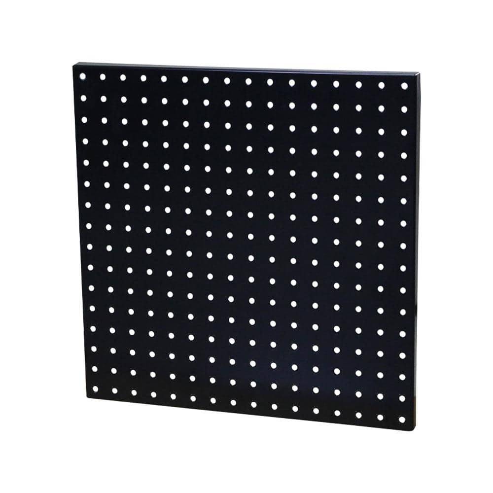 Husky 16 In. H X 16 In. W Heavy-Duty Steel Pegboard In Black With Mounting Hardware