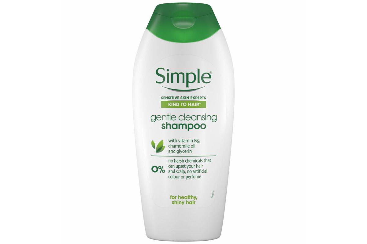 Simple Kind to Hair Gentle Cleansing Shampoo with vitamin B5, chamomile oil & glycerin 400ml