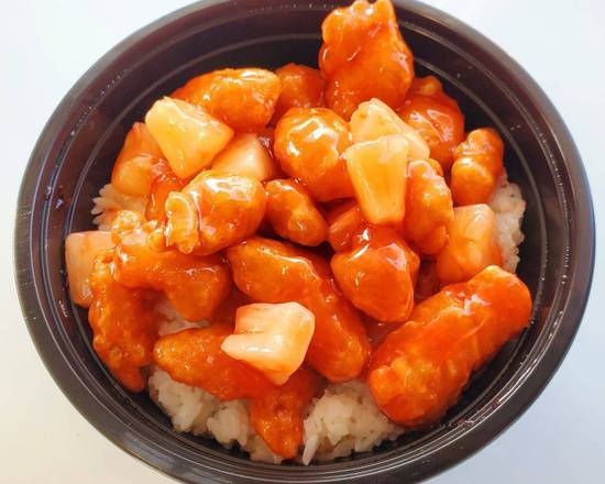 Sweet & Sour Chicken Rice Bowl
