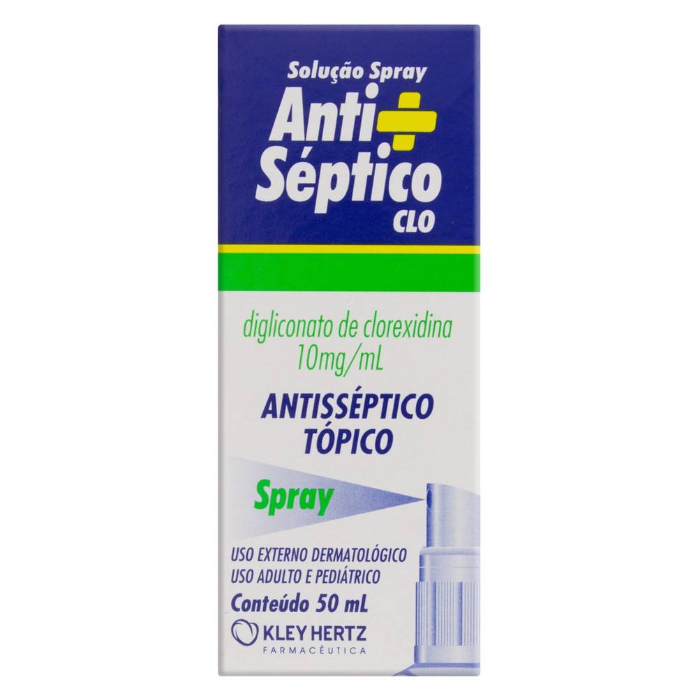Kley hertz solução spray anti séptico clo (50ml)