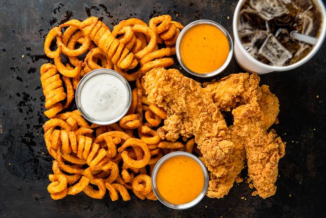 Order 4 Strips Combo food online from It's Just Wings store, Oldsmar on bringmethat.com