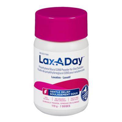 Lax-a-day lax-a-day peg 3350, poudre - laxative polyethylene glycol 3350 powder (119 g)