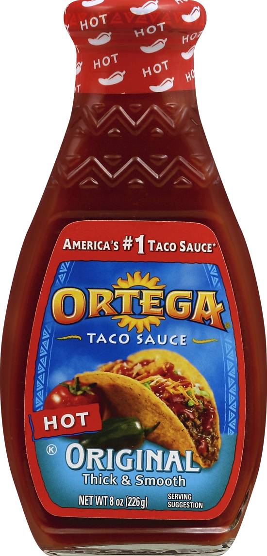 Ortega Hot Thick & Smooth Original Taco Sauce