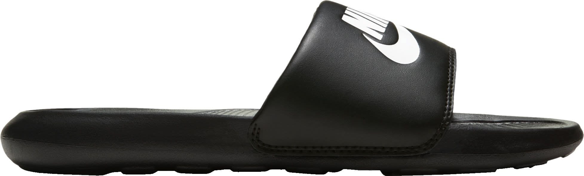 Nike Womens Victori One Slides (Black/White, 8.0)