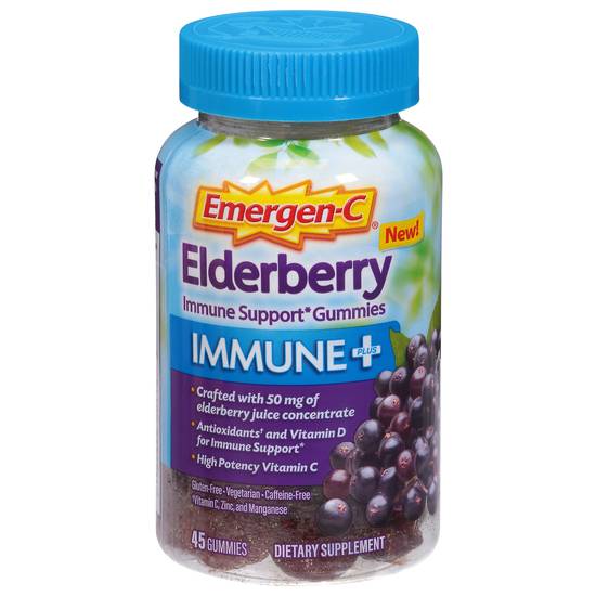 Emergen-C Immune+ Support Gummies (45 ct) (elderberry)