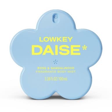 DAISE Lowkey Fragrance Women's Body Mist, Rose-Sandalwood (3.38 fl oz)