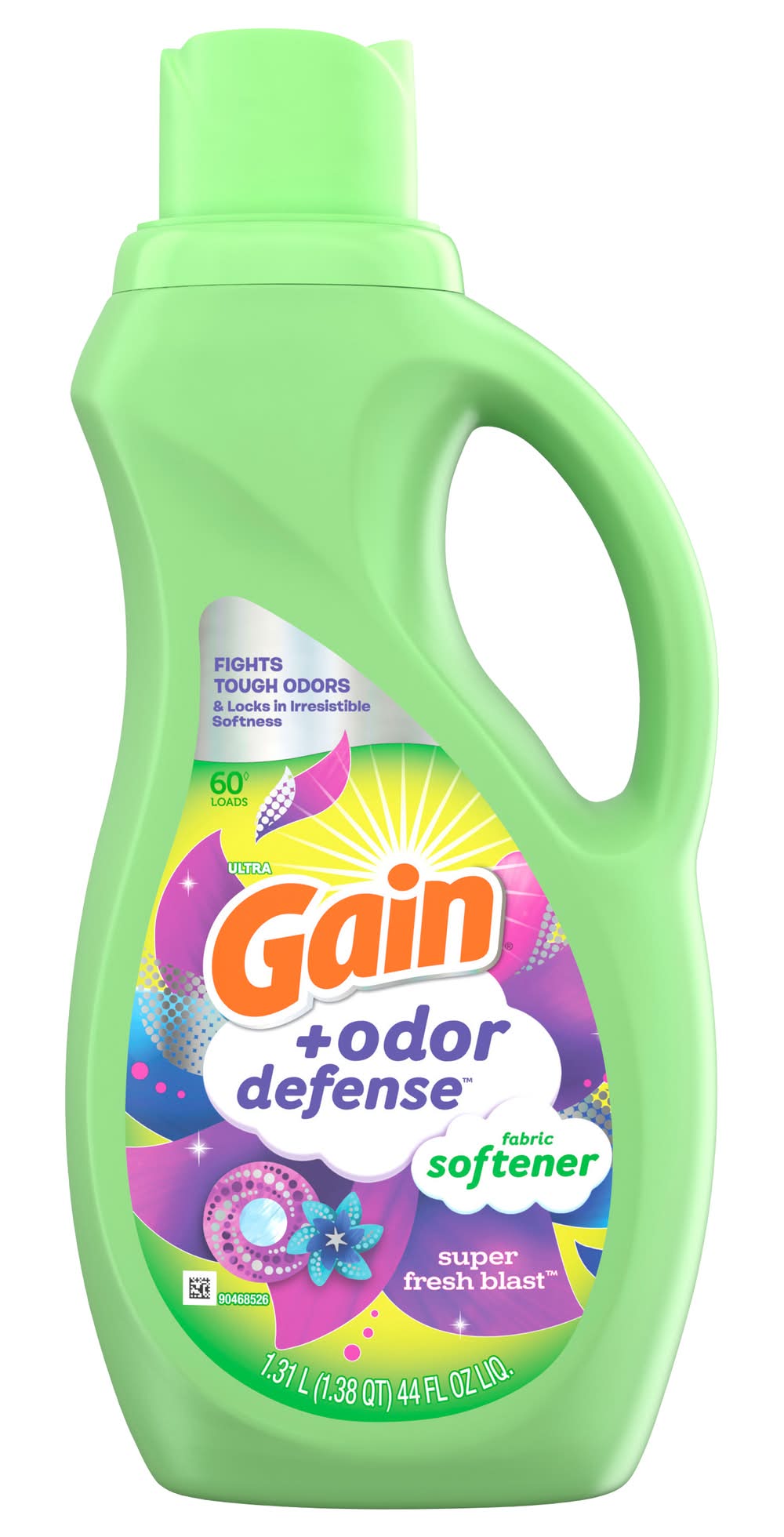 Gain Super Fresh Blast Odor Defense Fabric Softener (44 fl oz)