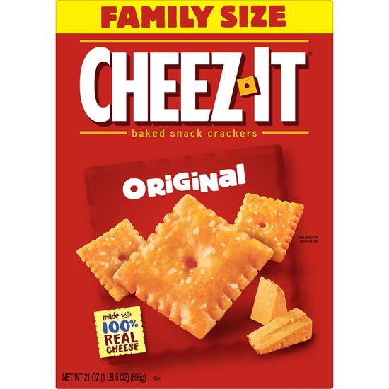 Cheez-It Cheese Baked Snack Crackers - Original, 21 oz