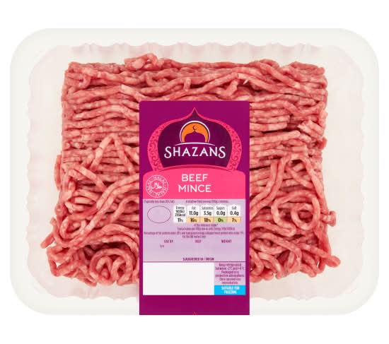 Shazans Beef Mince (500g)
