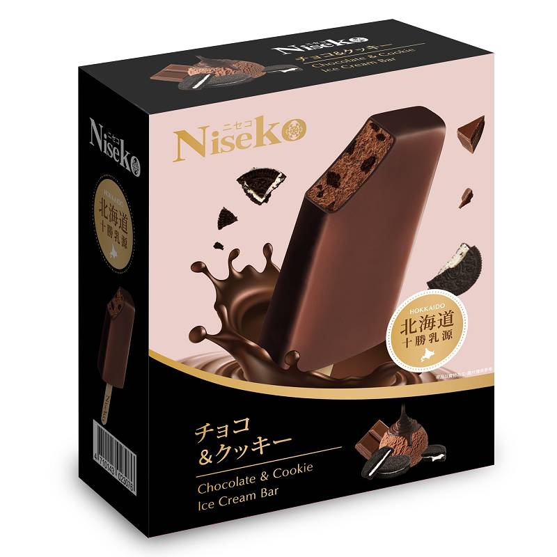 Niseko北海道巧克力巧酥雪糕 (每盒4隻) <85g克 x 4 x 1BOX盒> @15#4711506424127