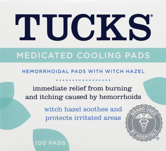 Tucks Medicated Cooling Pads (100 ct)