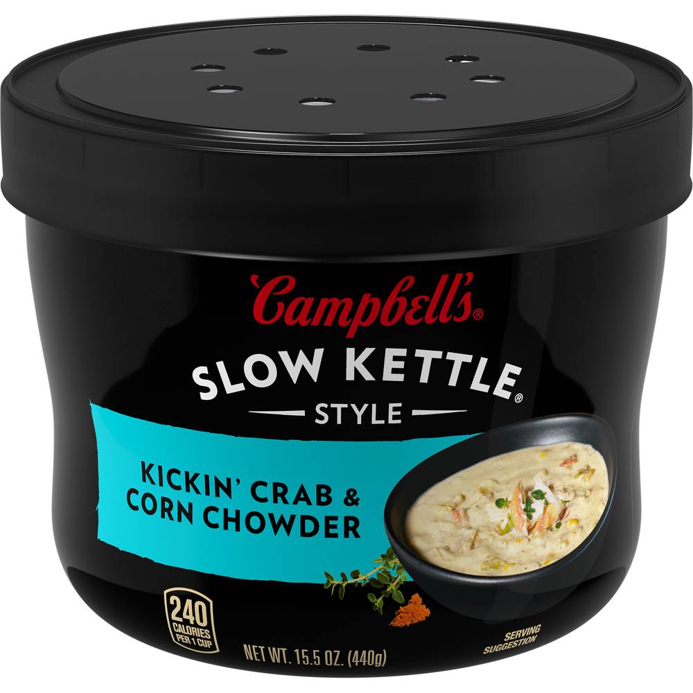 Campbell's Slow Kettle Kickin' Crab & Corn Chowder (15.5 oz)