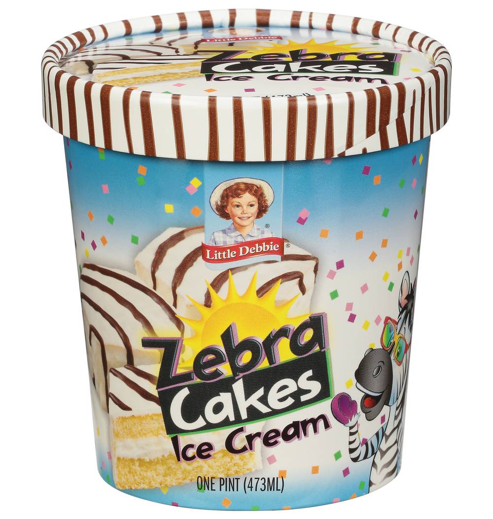 Little Debbie Zebra Cakes Ice Cream (473 ml)