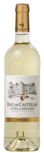 Duc de Castellac - Vin blanc aop côtes de bergerac moelleux (750ml)