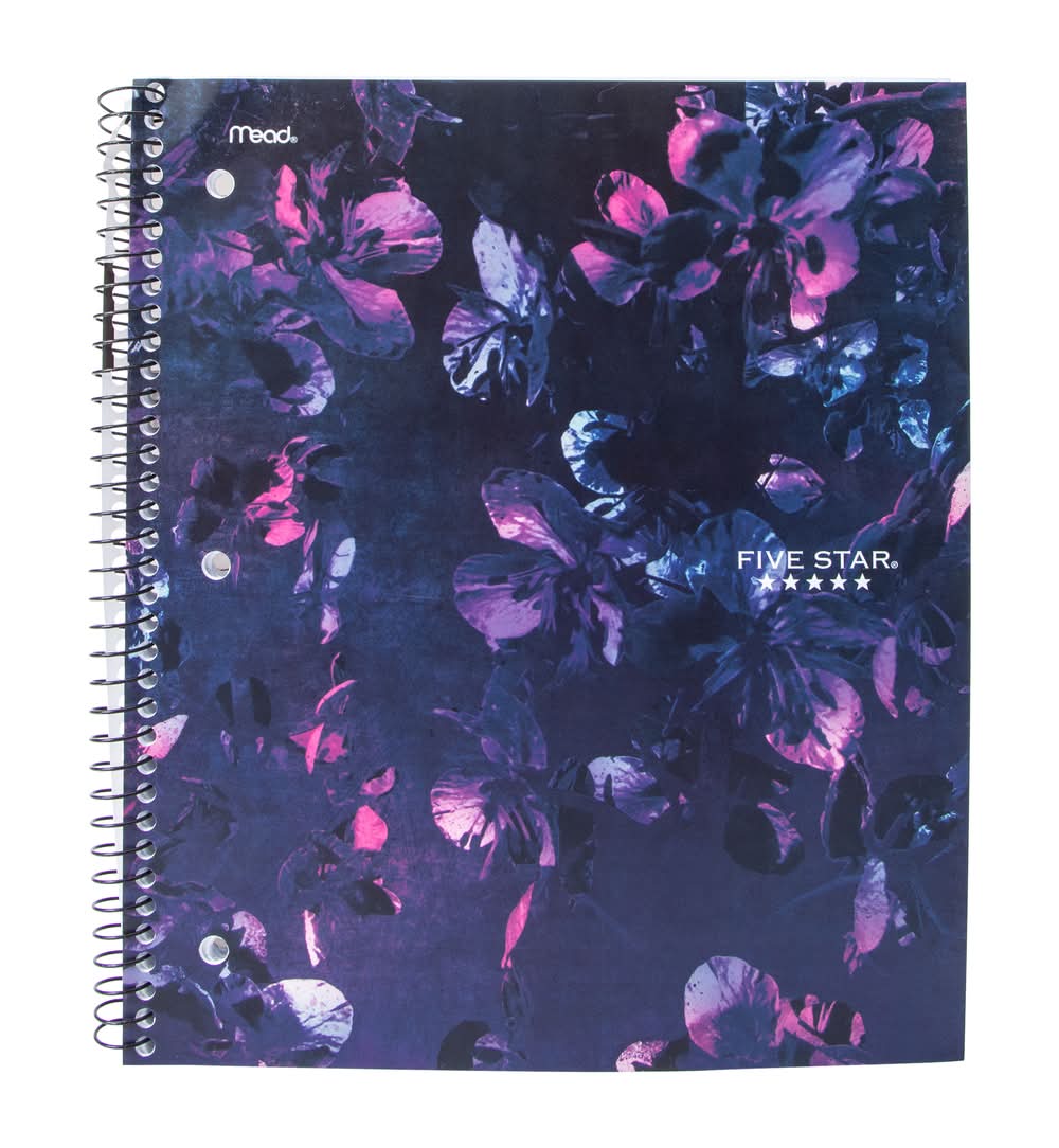 Five Star® College Ruled Notebook Blooms