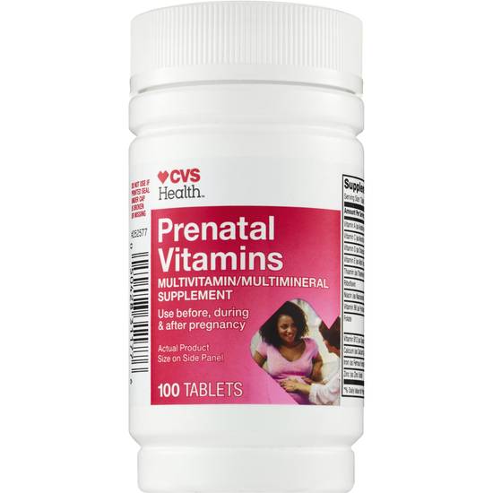 CVS Health Prenatal Vitamin with Minerals Tablets