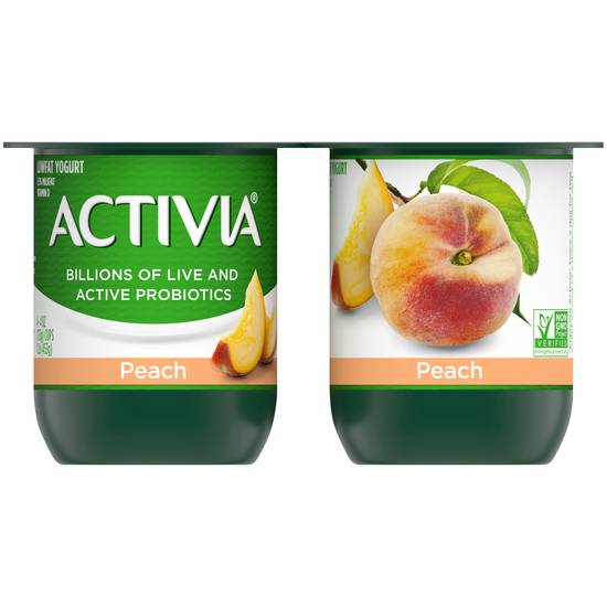 Activia Probiotic Peach Lowfat Yogurt