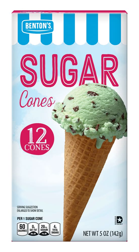 Benton's Sugar Cones (5 oz, 12 ct)