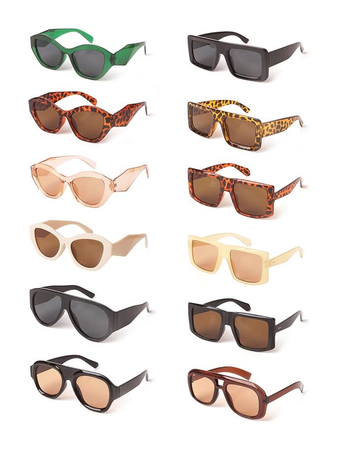 Trendy Sunglasses, Assorted Styles.