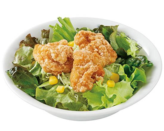 フライドチキンサラダ(�セット) Fried chicken salad(Set)