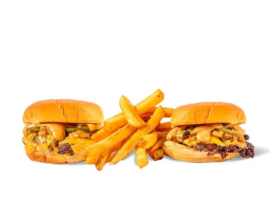 Smash Burger (2) & French Fries